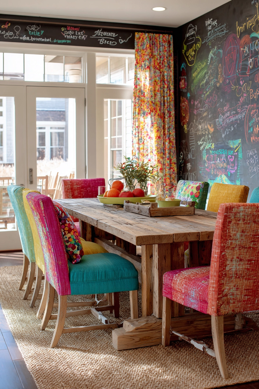 colorful dining room 13