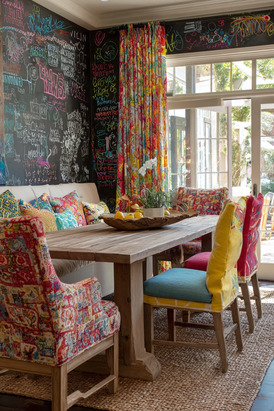 colorful dining room 15