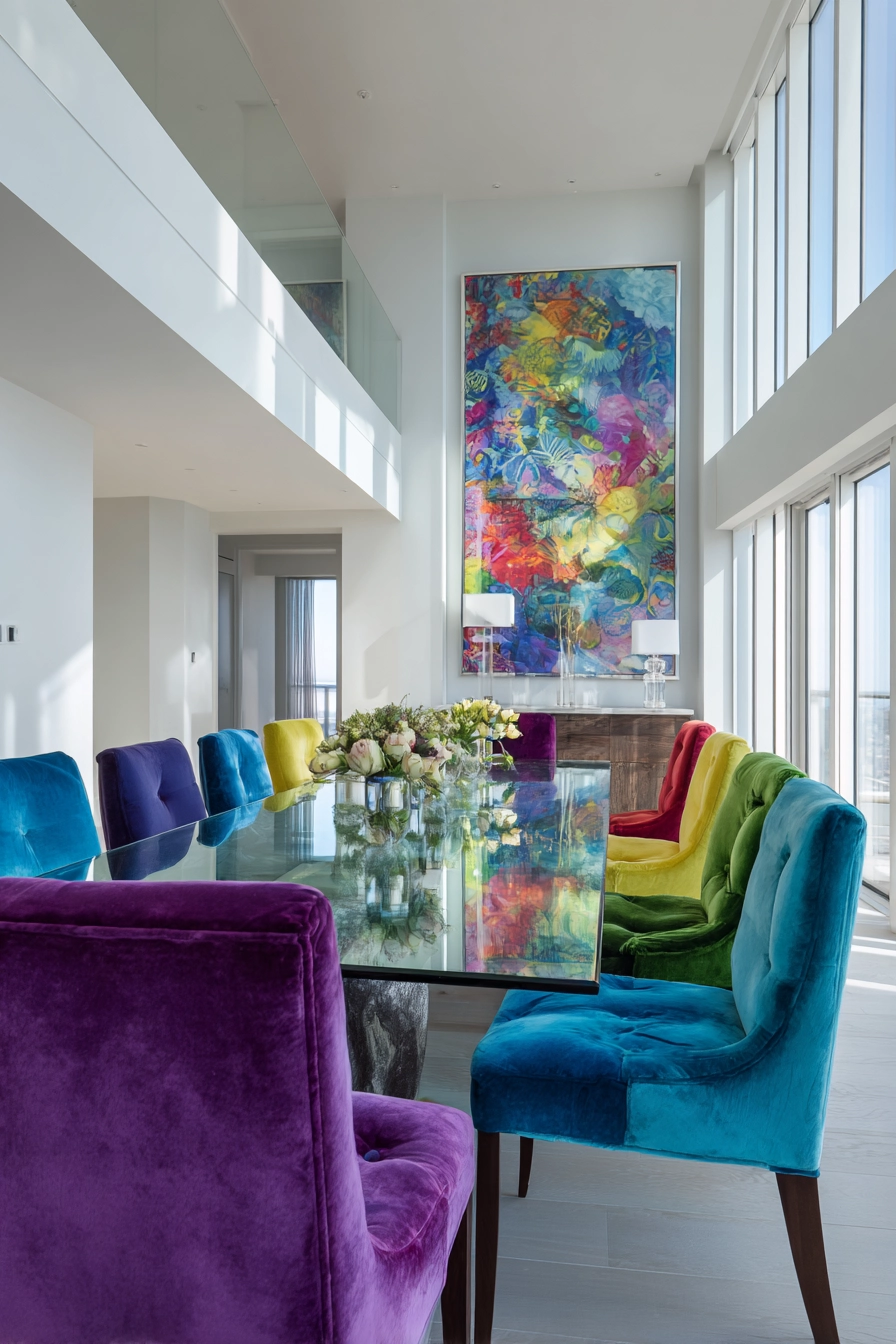 colorful dining room 17