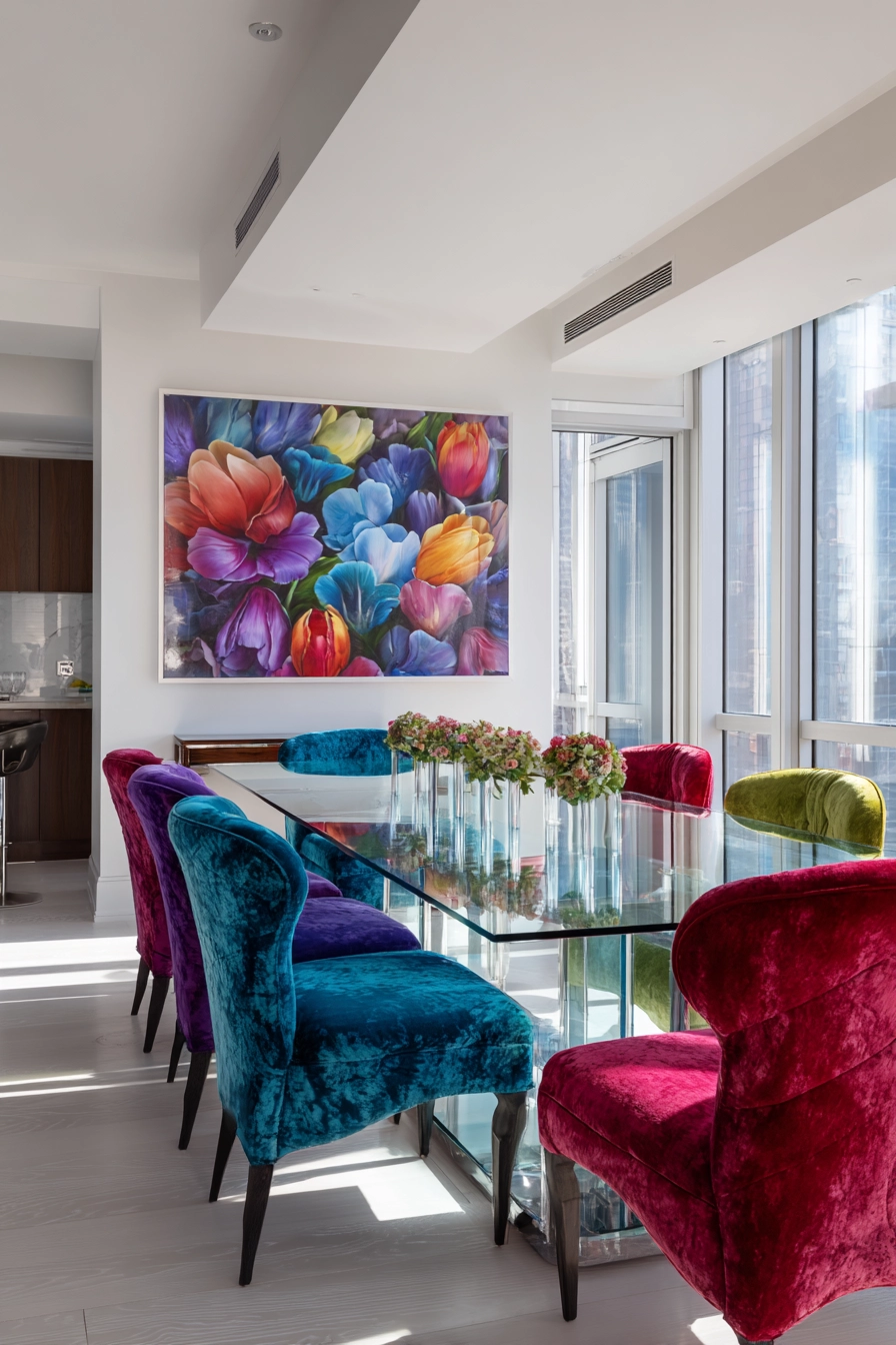 colorful dining room 18