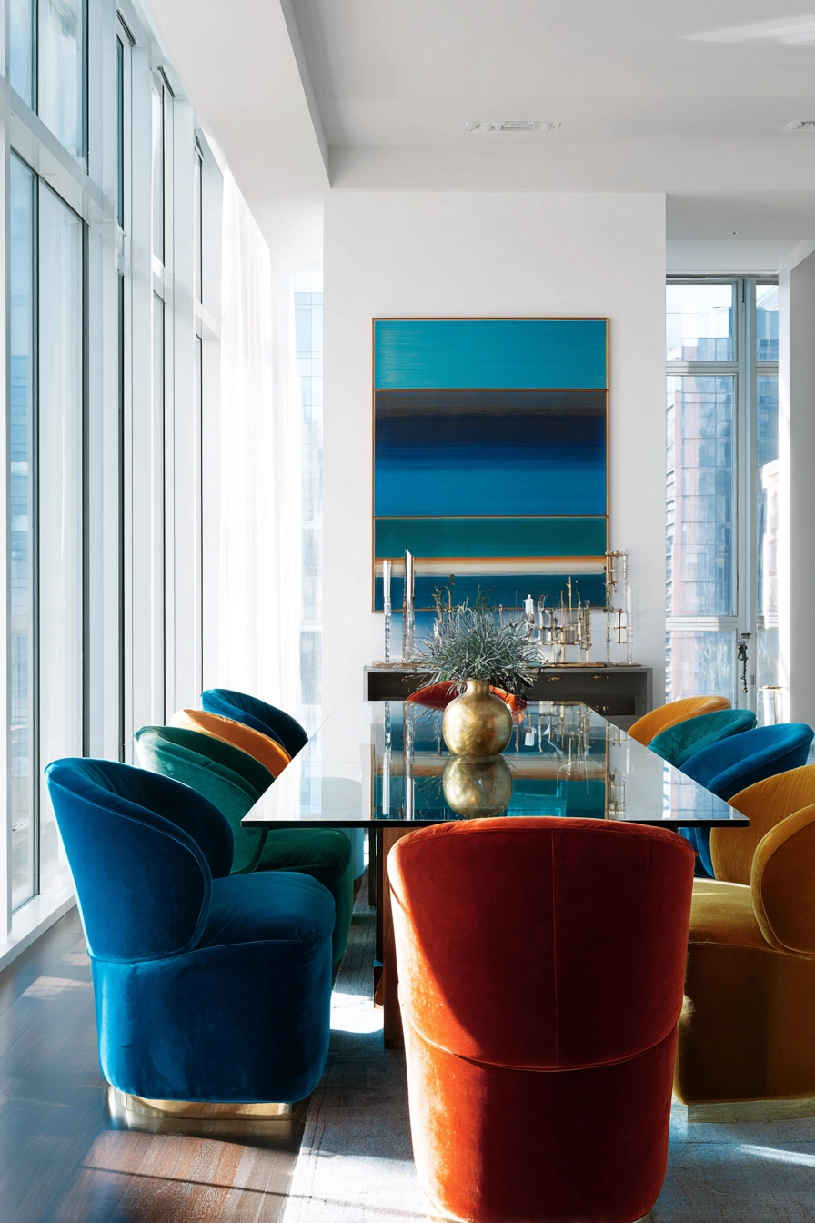 colorful dining room 20