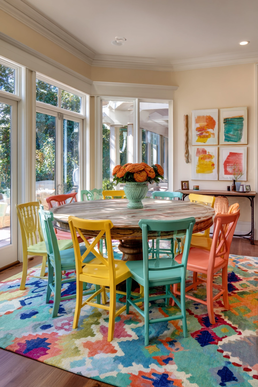 colorful dining room 3