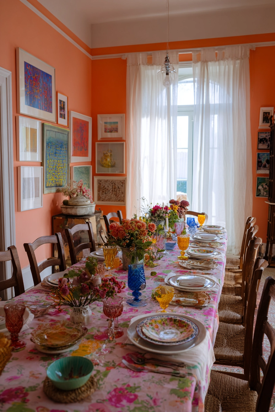 colorful dining room 6