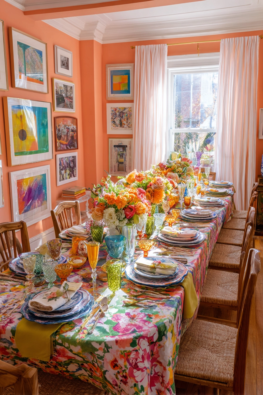 colorful dining room 7