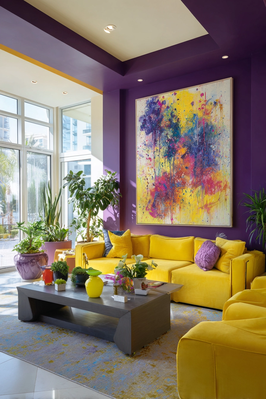 colorful living room ideas 17