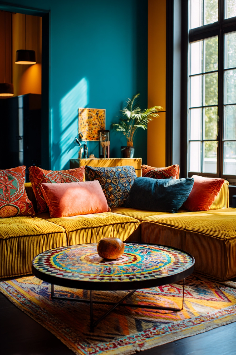 colorful living room ideas 2