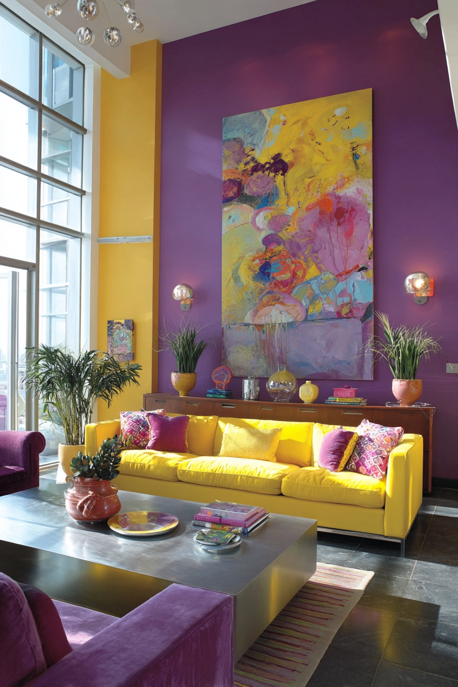 colorful living room ideas 20