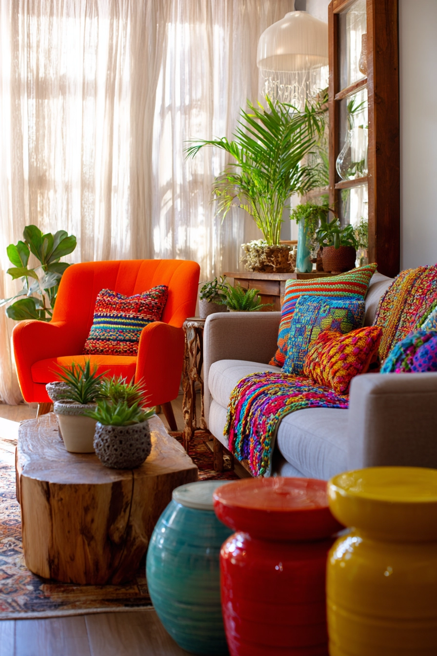 colorful living room ideas 6