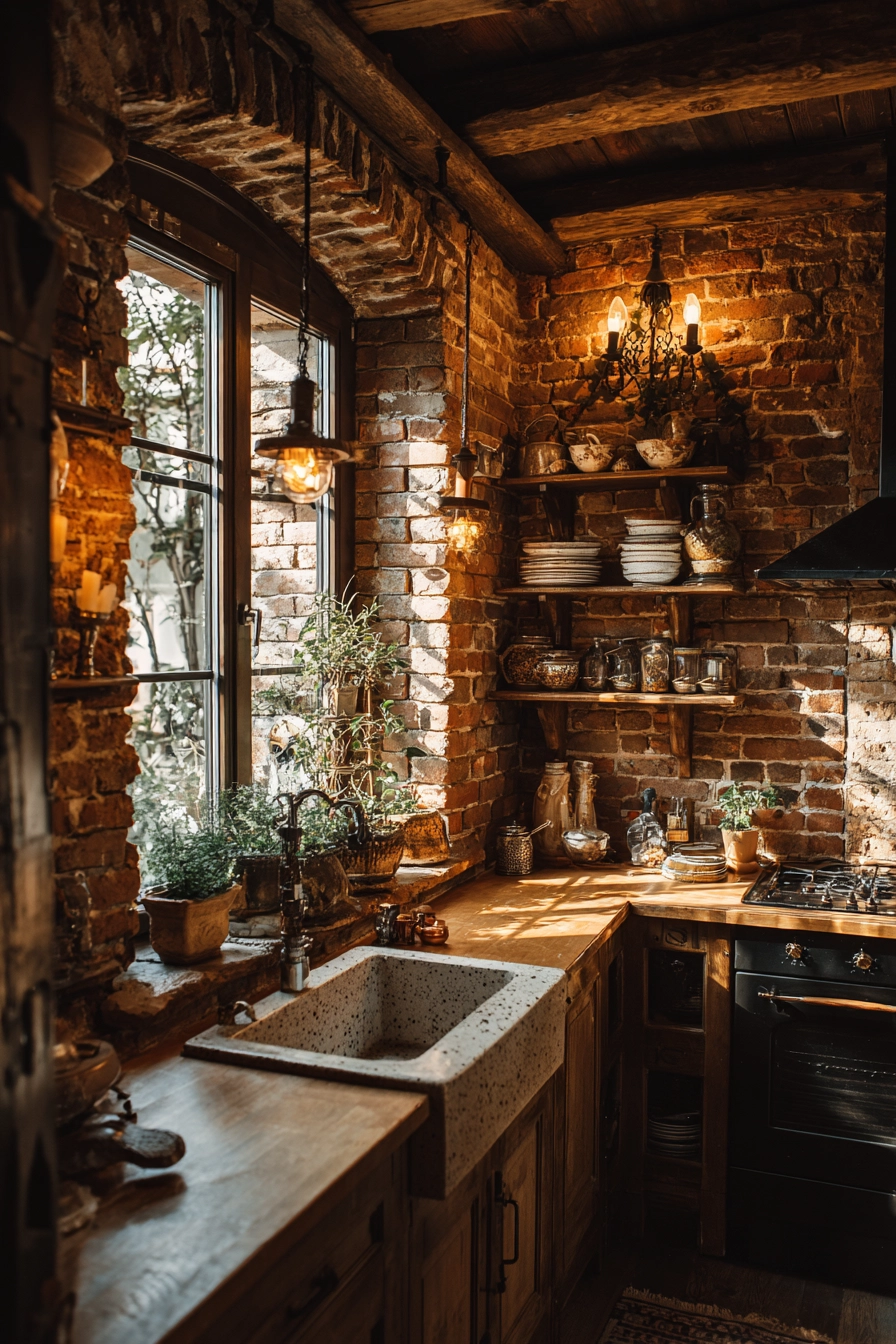 cozy apartment kitchen 13