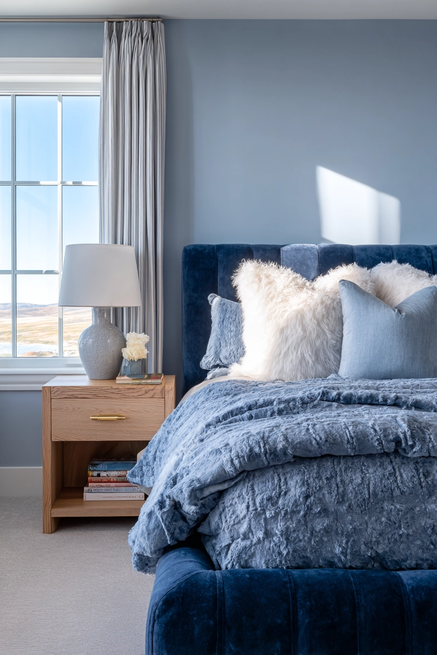 cozy blue bedroom 2
