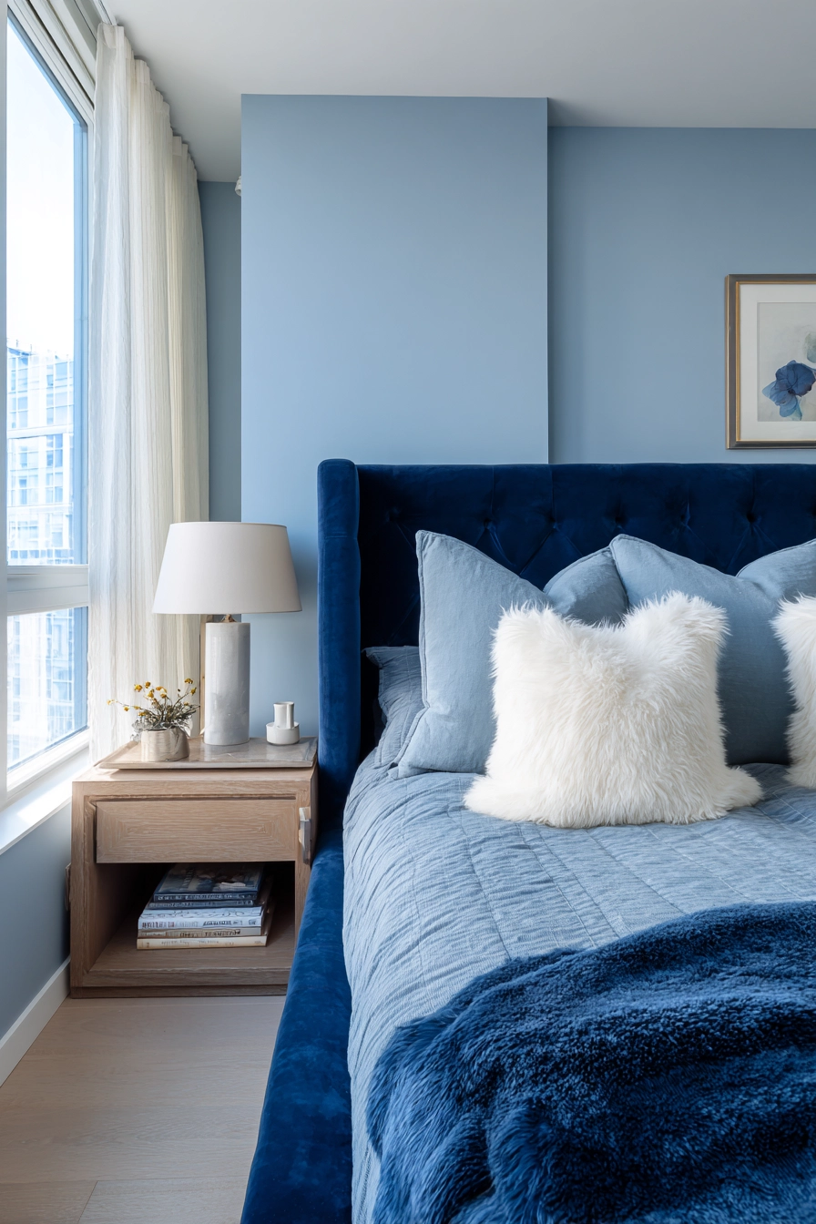 cozy blue bedroom 3