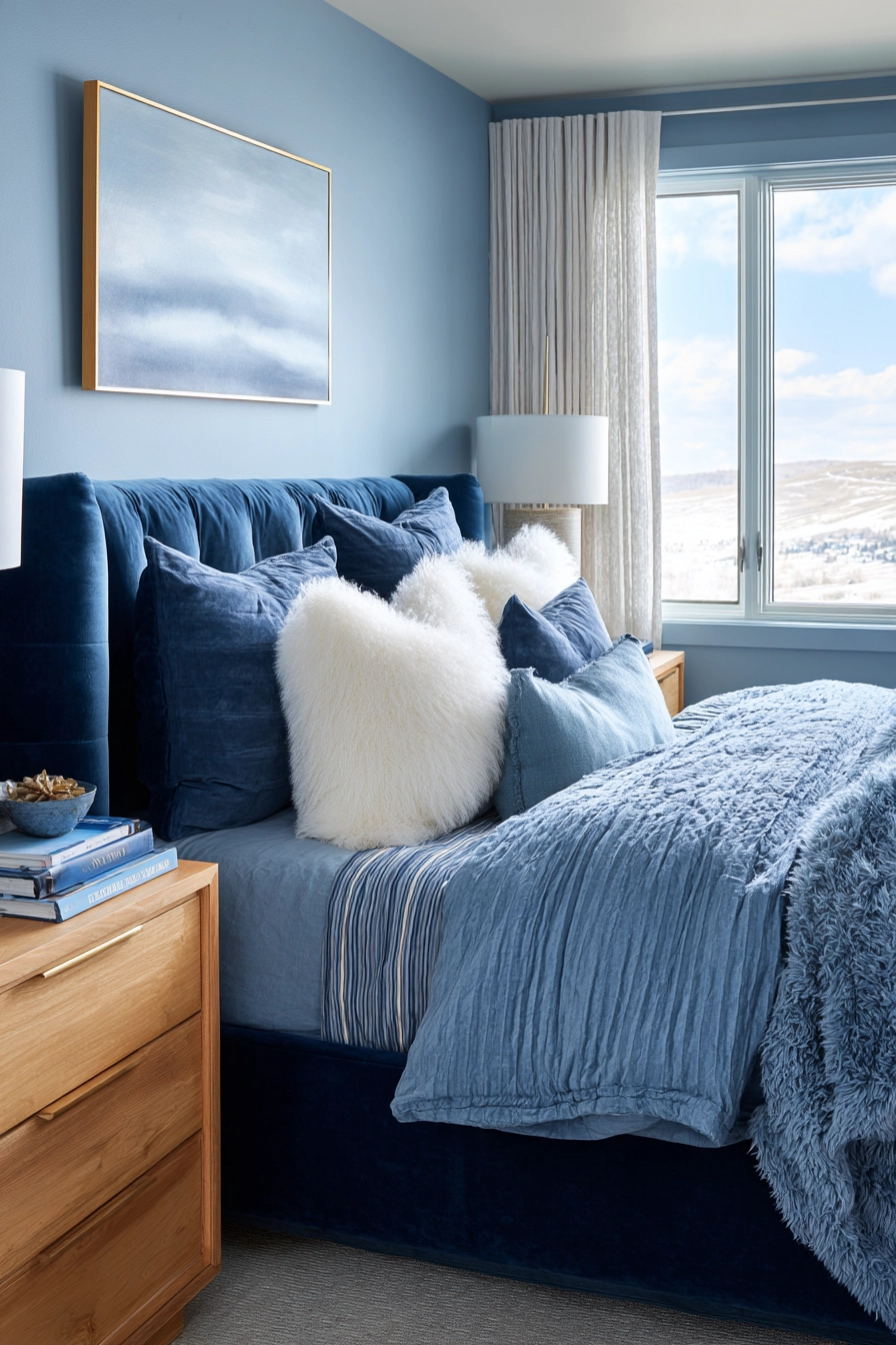 cozy blue bedroom 4