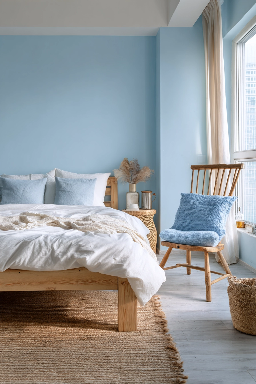 cozy blue bedroom 5