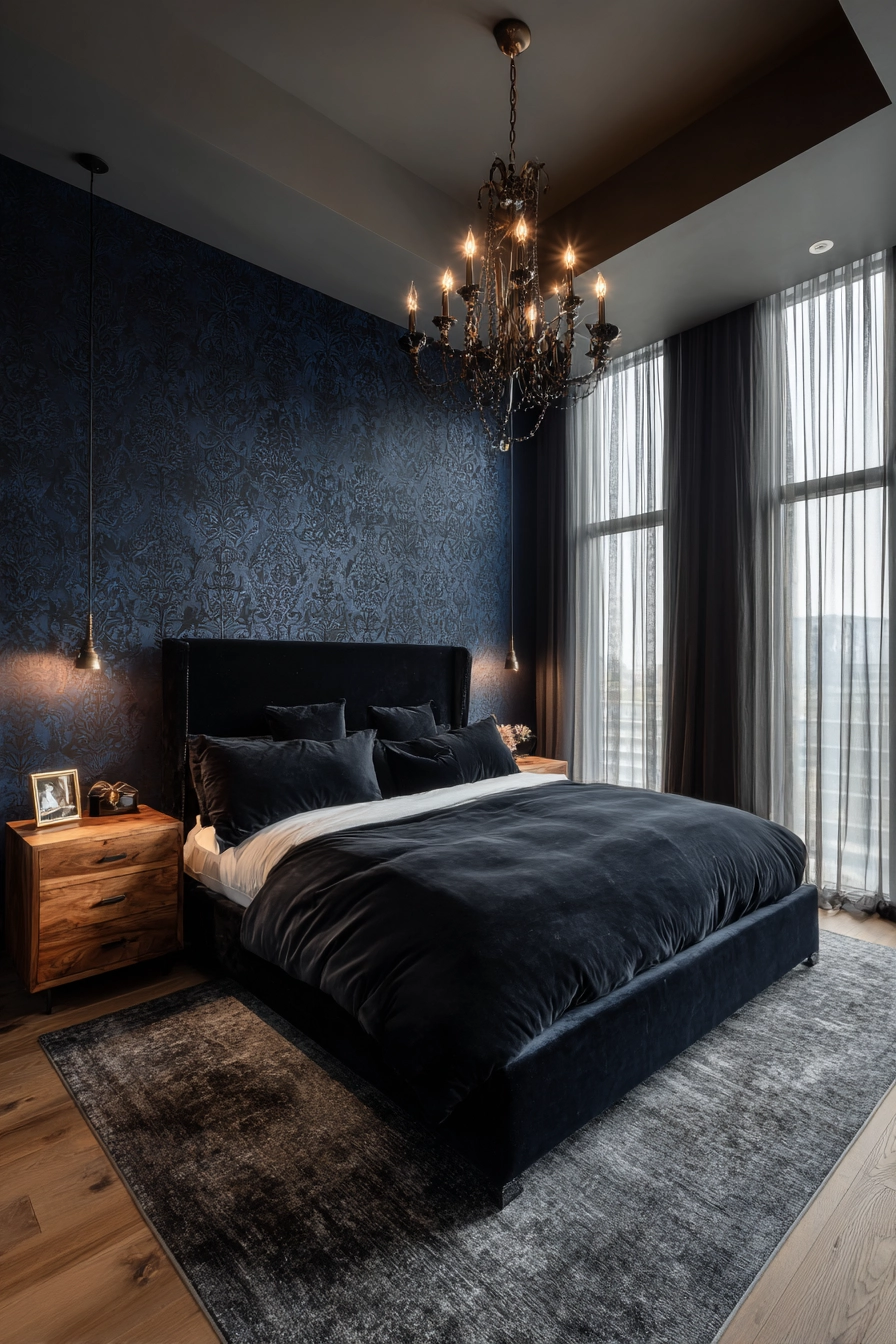 Dark Bedroom Ideas: Creating Enveloping Spaces with Style - Decoreditly