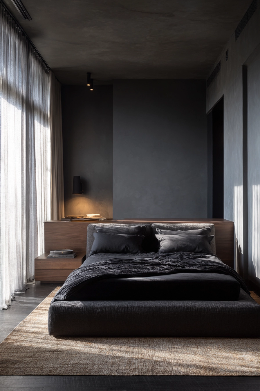 dark neutral bedroom 4