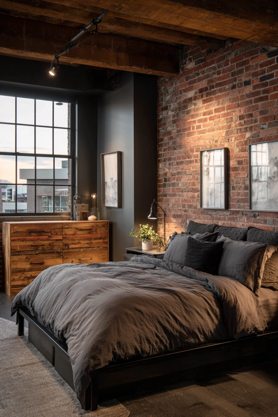 dark neutral bedroom 5