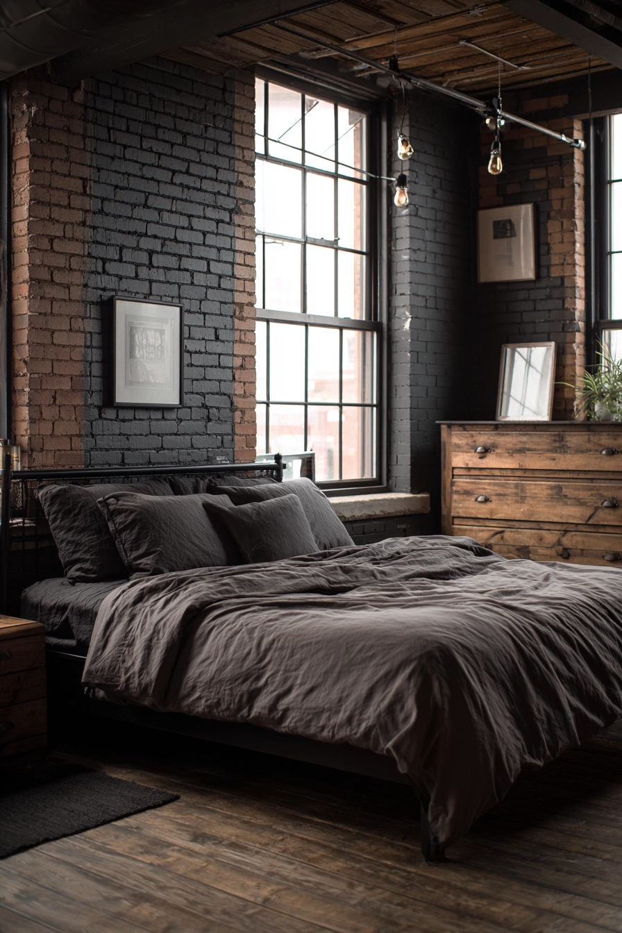 dark neutral bedroom 6