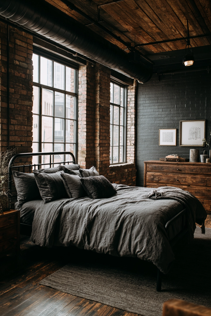 dark neutral bedroom 7