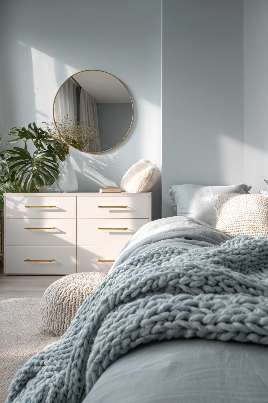 dusty blue bedroom 10