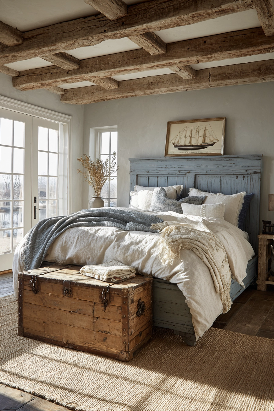 dusty blue bedroom 14