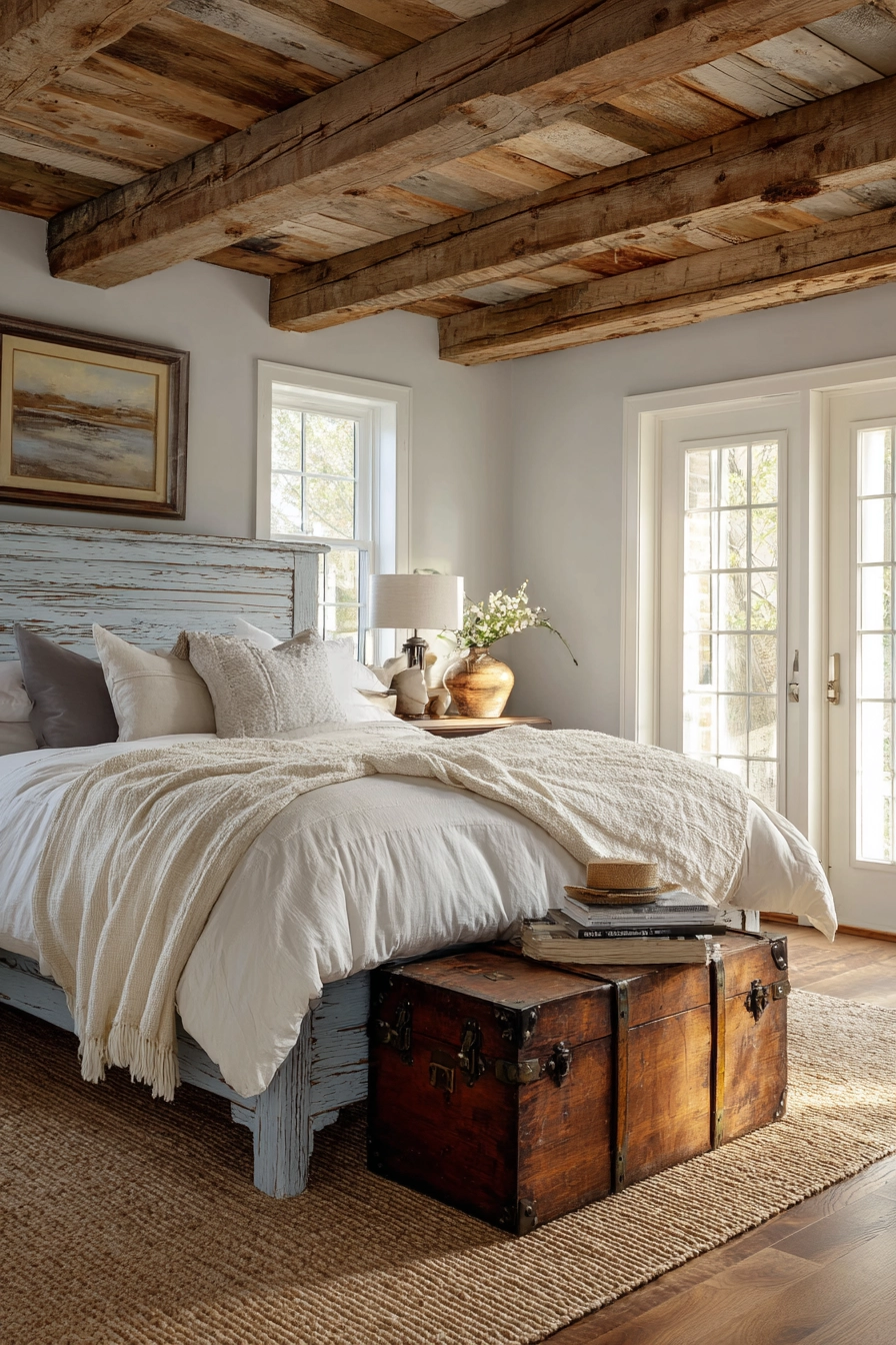 dusty blue bedroom 15