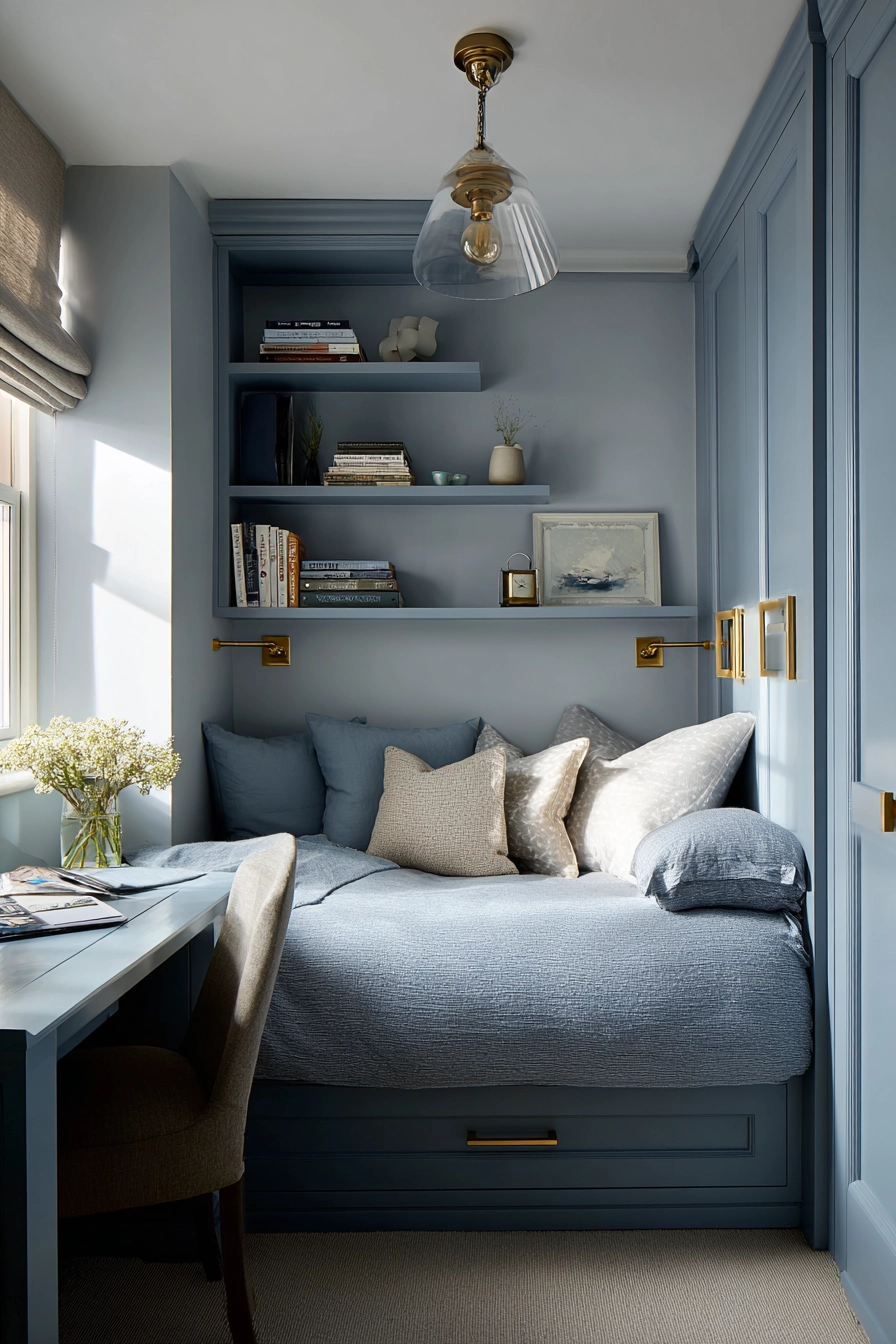 dusty blue bedroom 19
