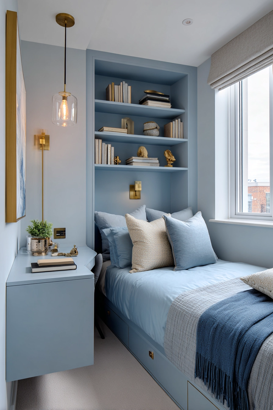 dusty blue bedroom 20