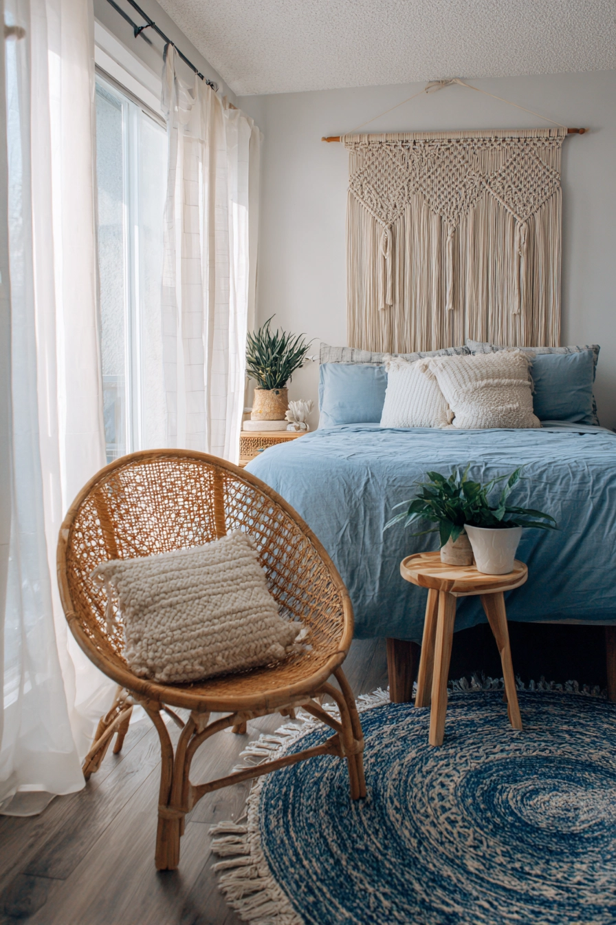 dusty blue bedroom 7