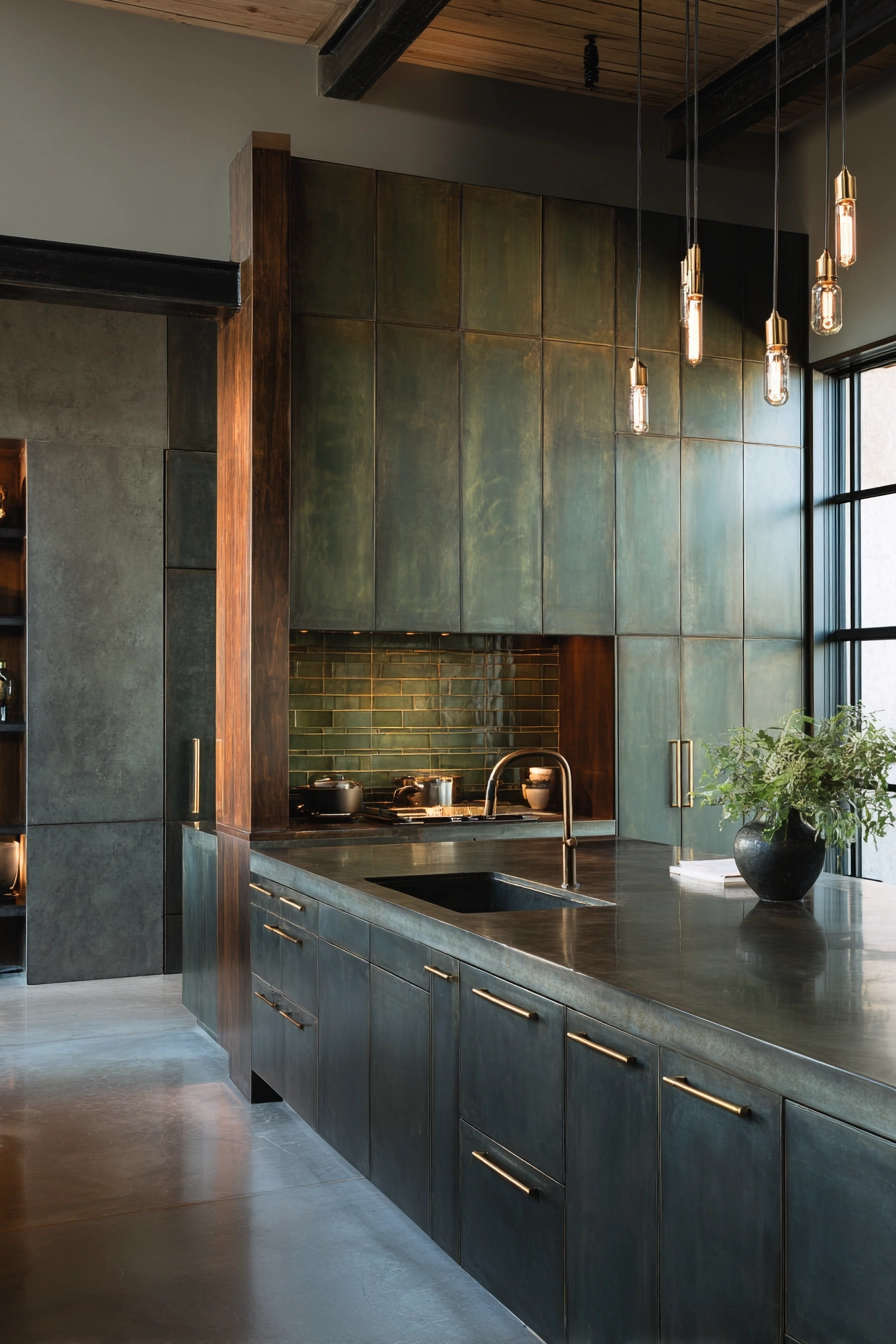 earthy kitchen cabinet colors 11