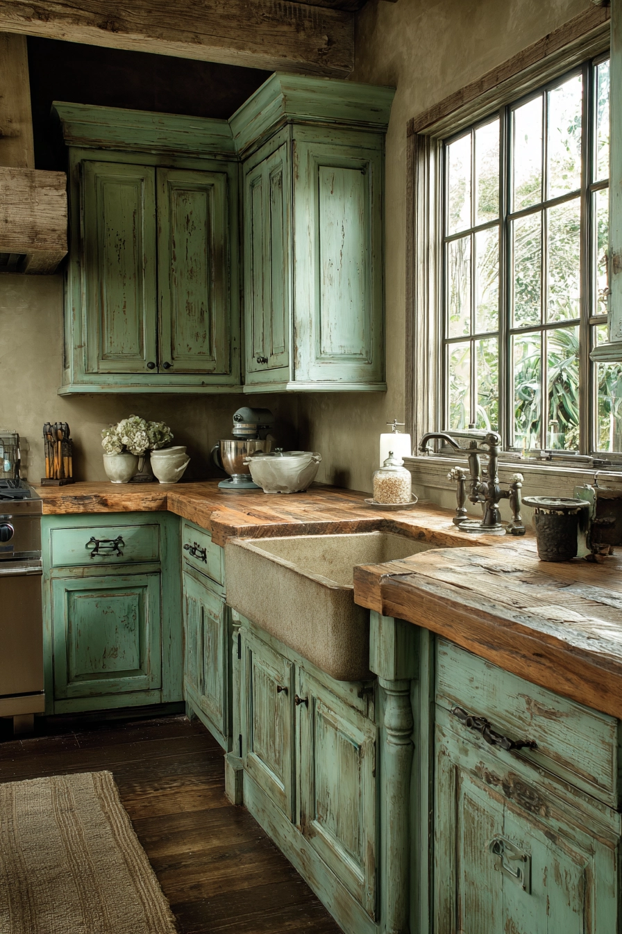 earthy kitchen cabinet colors 13