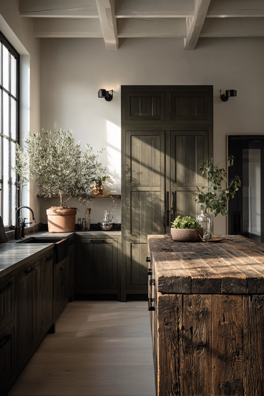 earthy kitchen cabinet colors 2