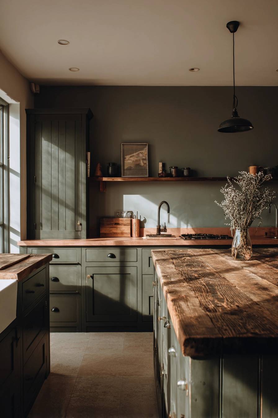 earthy kitchen cabinet colors 4