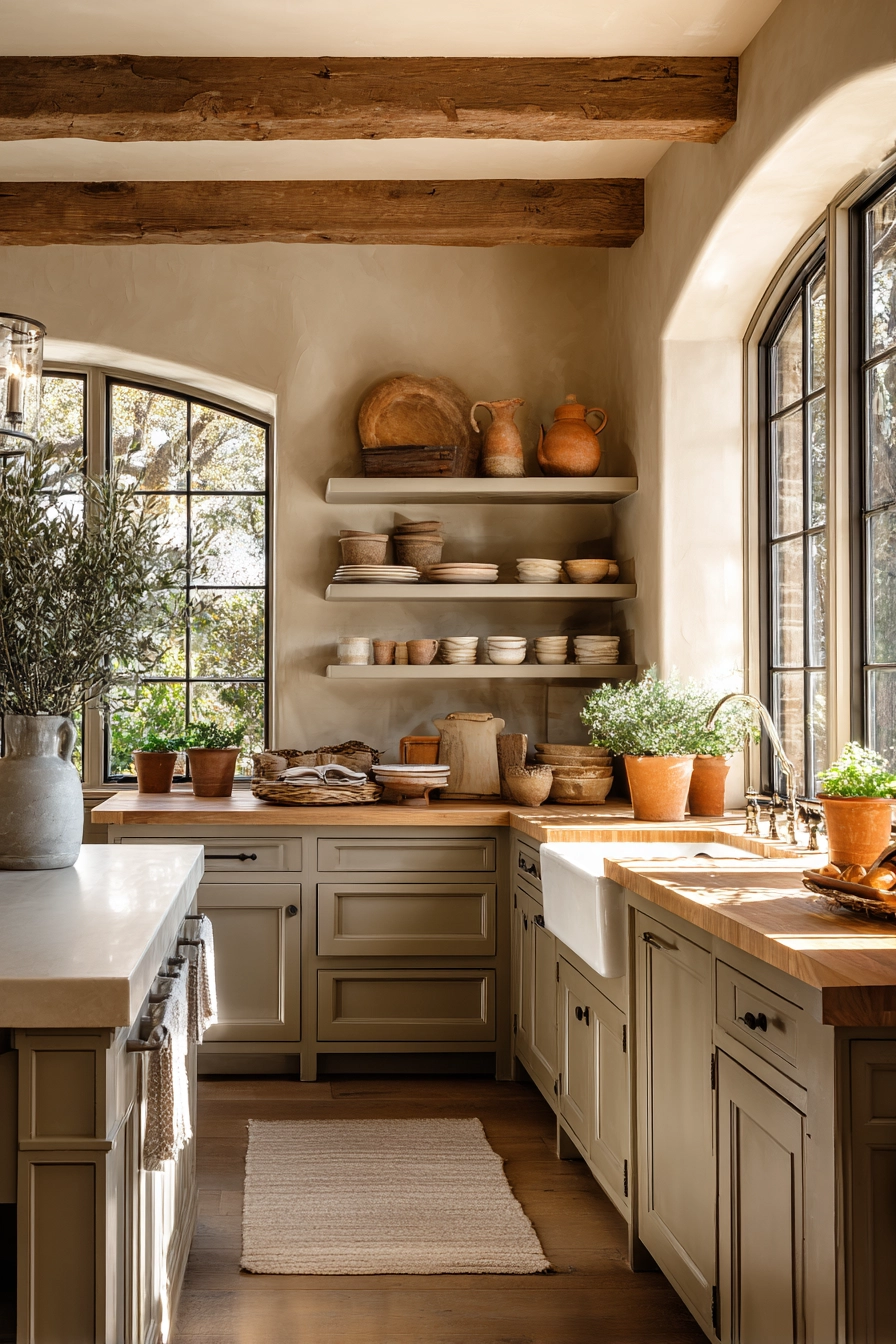 earthy kitchen cabinet colors 7