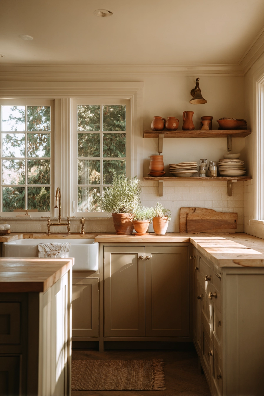 earthy kitchen cabinet colors 8