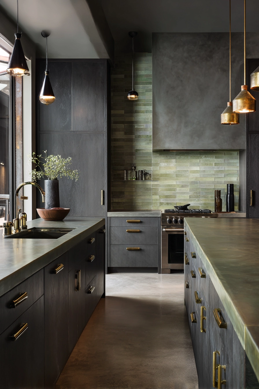 earthy kitchen cabinet colors 9