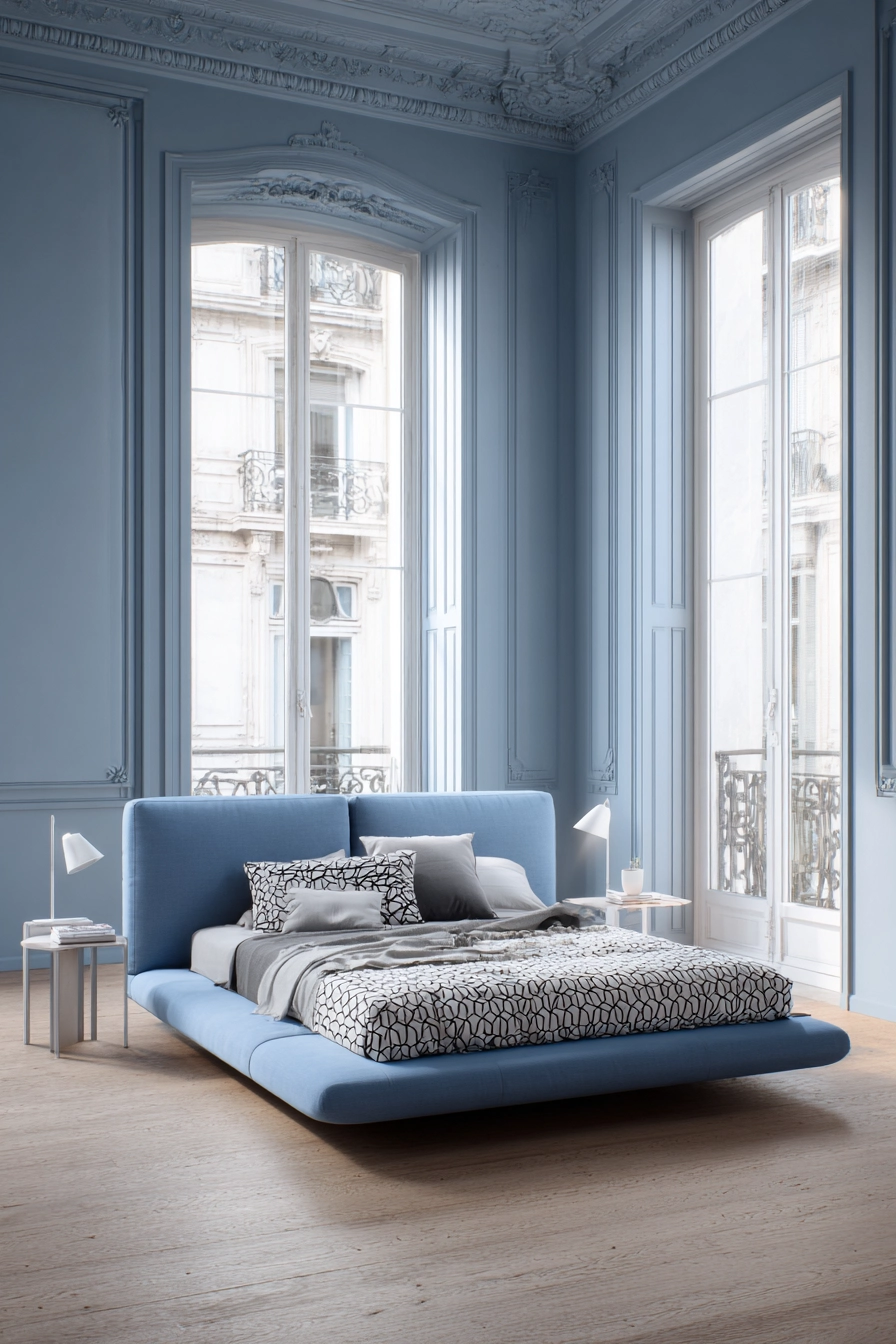french blue bedroom 13