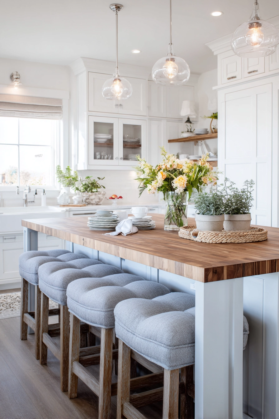 kitchen island with seating 13