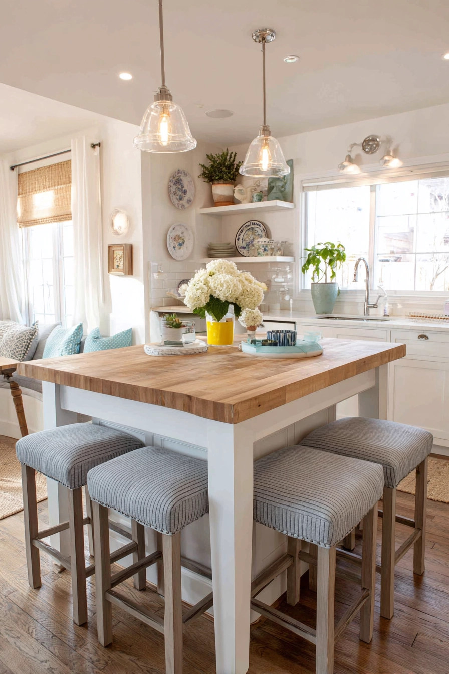 kitchen island with seating 16