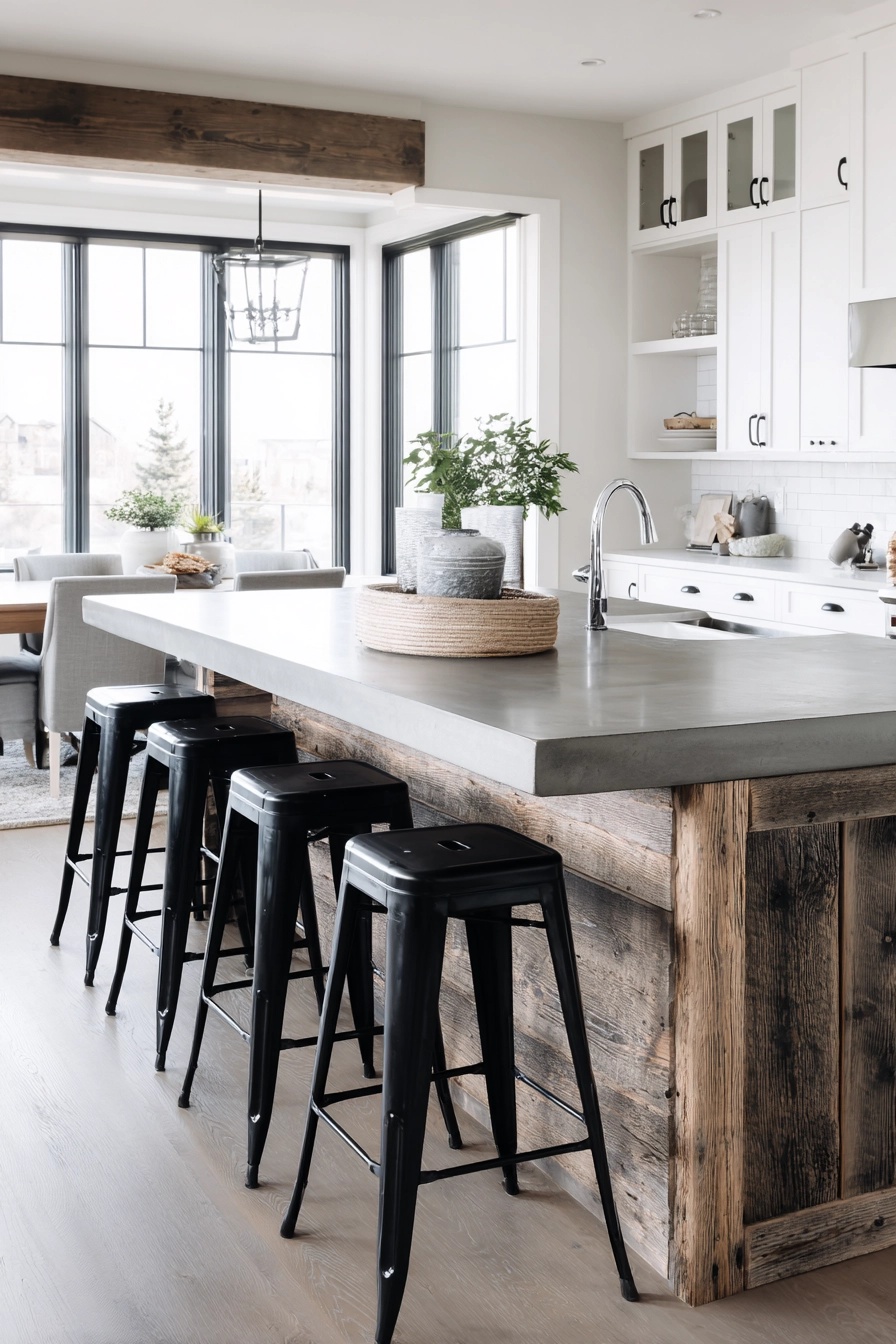 kitchen island with seating 4
