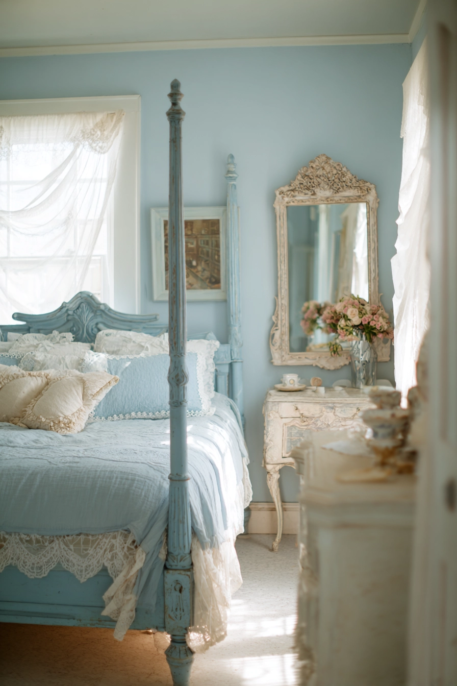 light blue bedroom 11