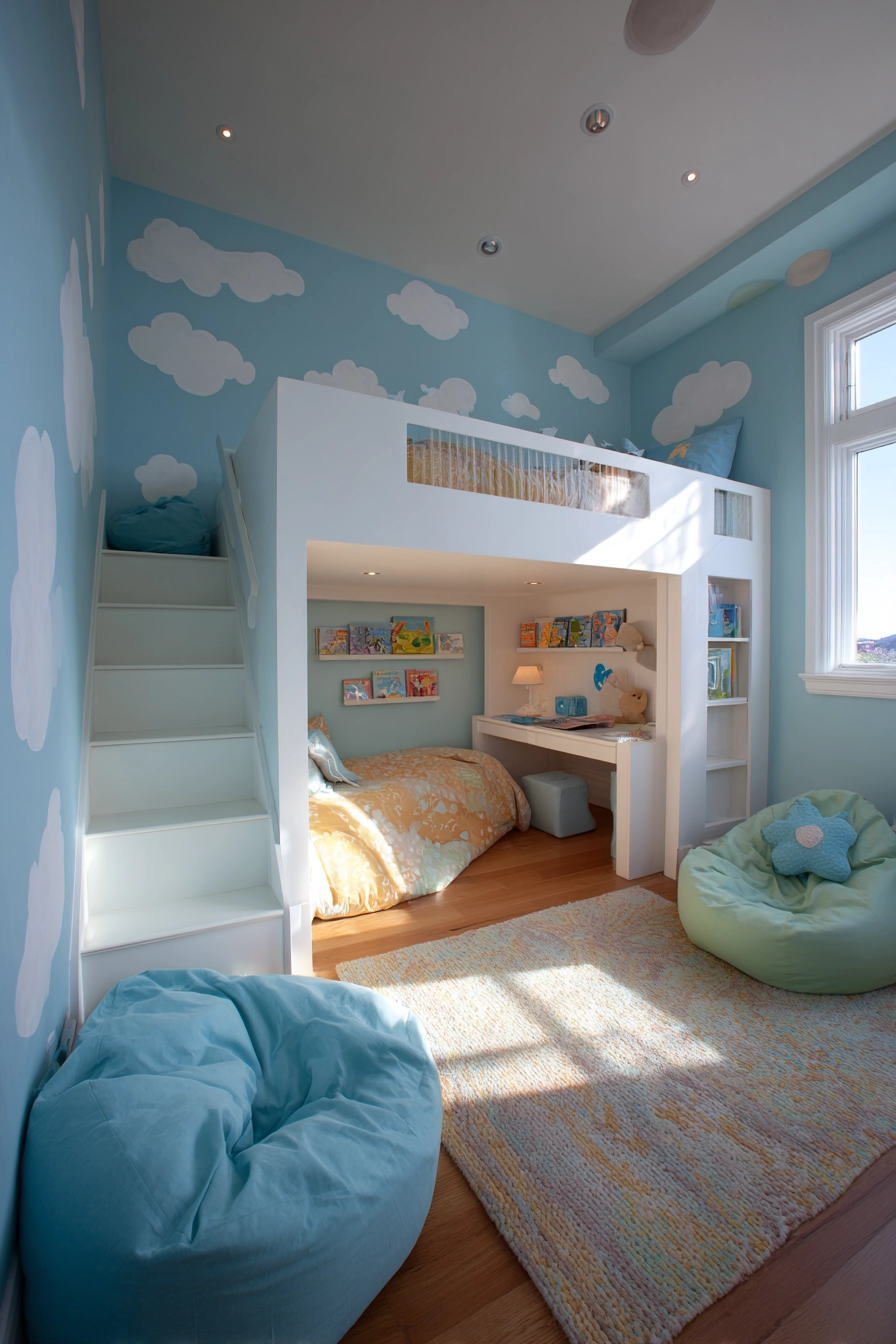 light blue bedroom 13