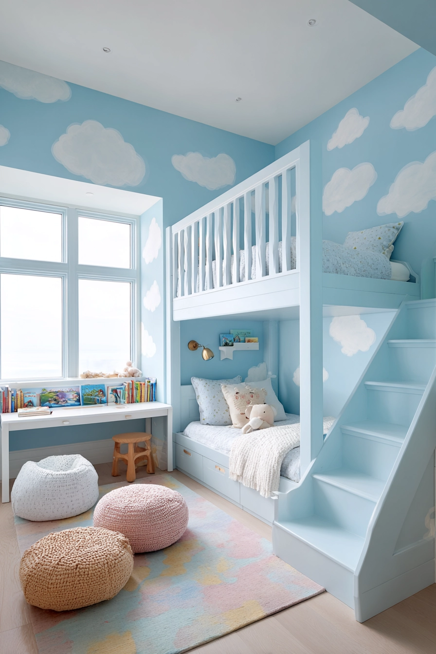 light blue bedroom 16