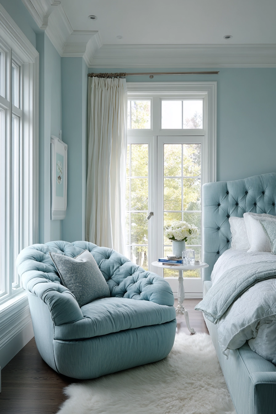light blue bedroom 2