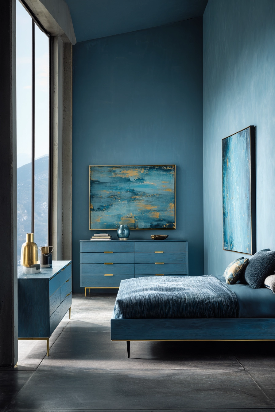 midnight blue bedroom 10