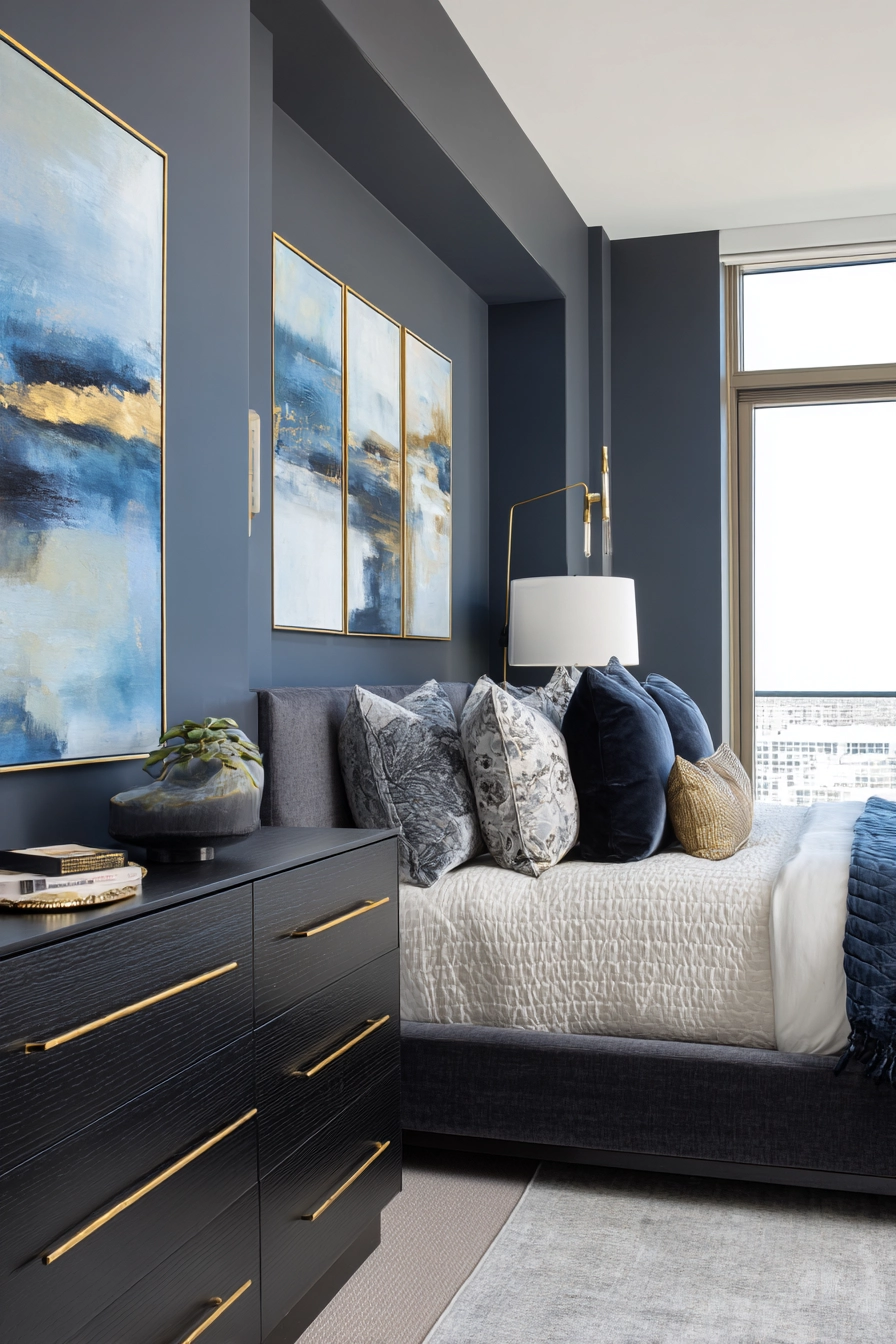midnight blue bedroom 12