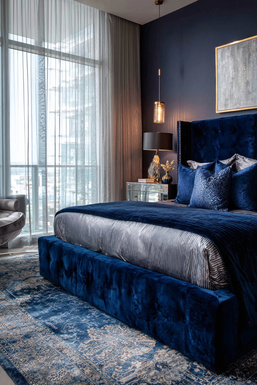 midnight blue bedroom 4