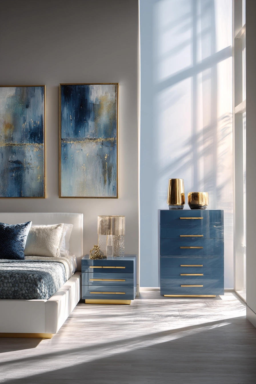 midnight blue bedroom 9