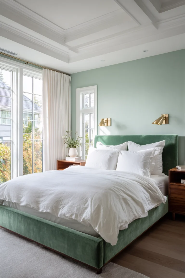 mint green bedroom 1