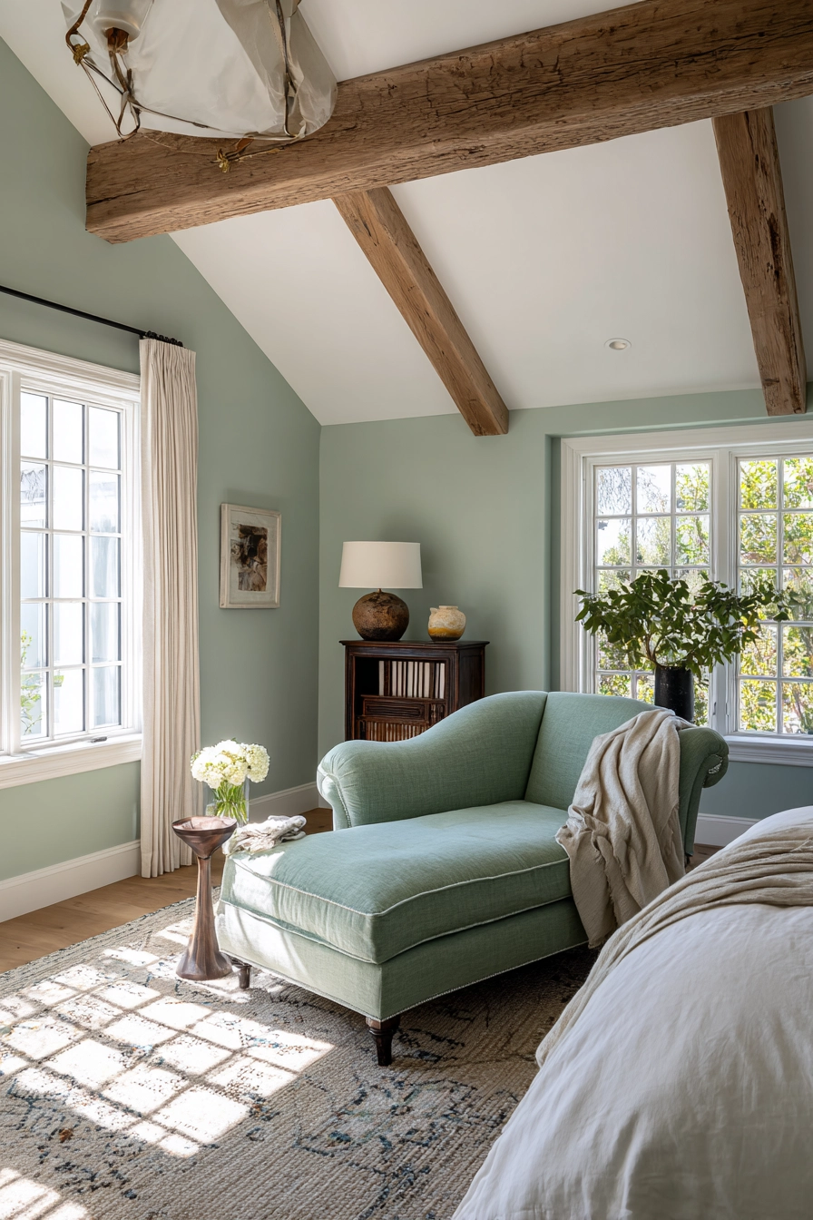 mint green bedroom 20