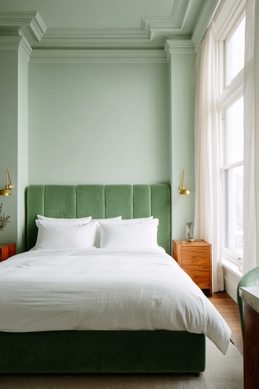 mint green bedroom 4